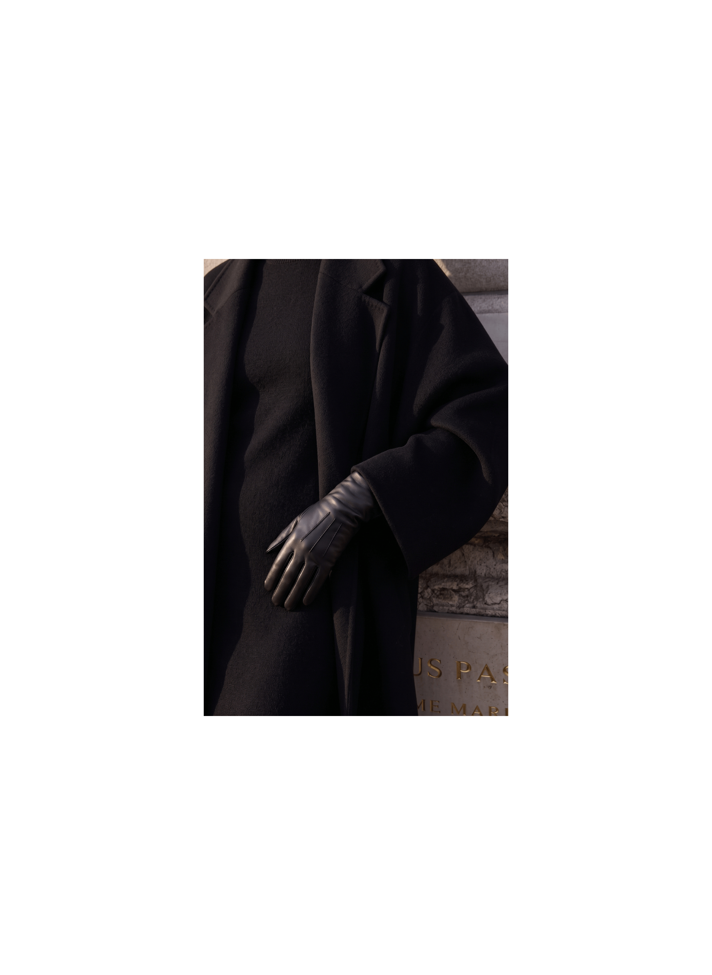New Betty Women's Leather Gloves Lined with Rabbit Fur