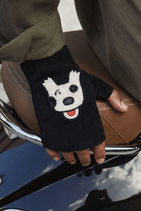 Milou Women's Double Face Leather Mitt