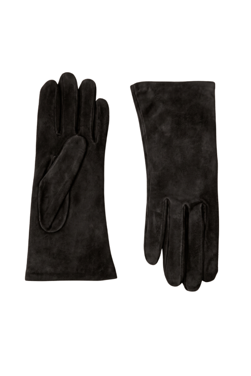 Inès Suede Women's Leather Gloves Lined with Cashmere