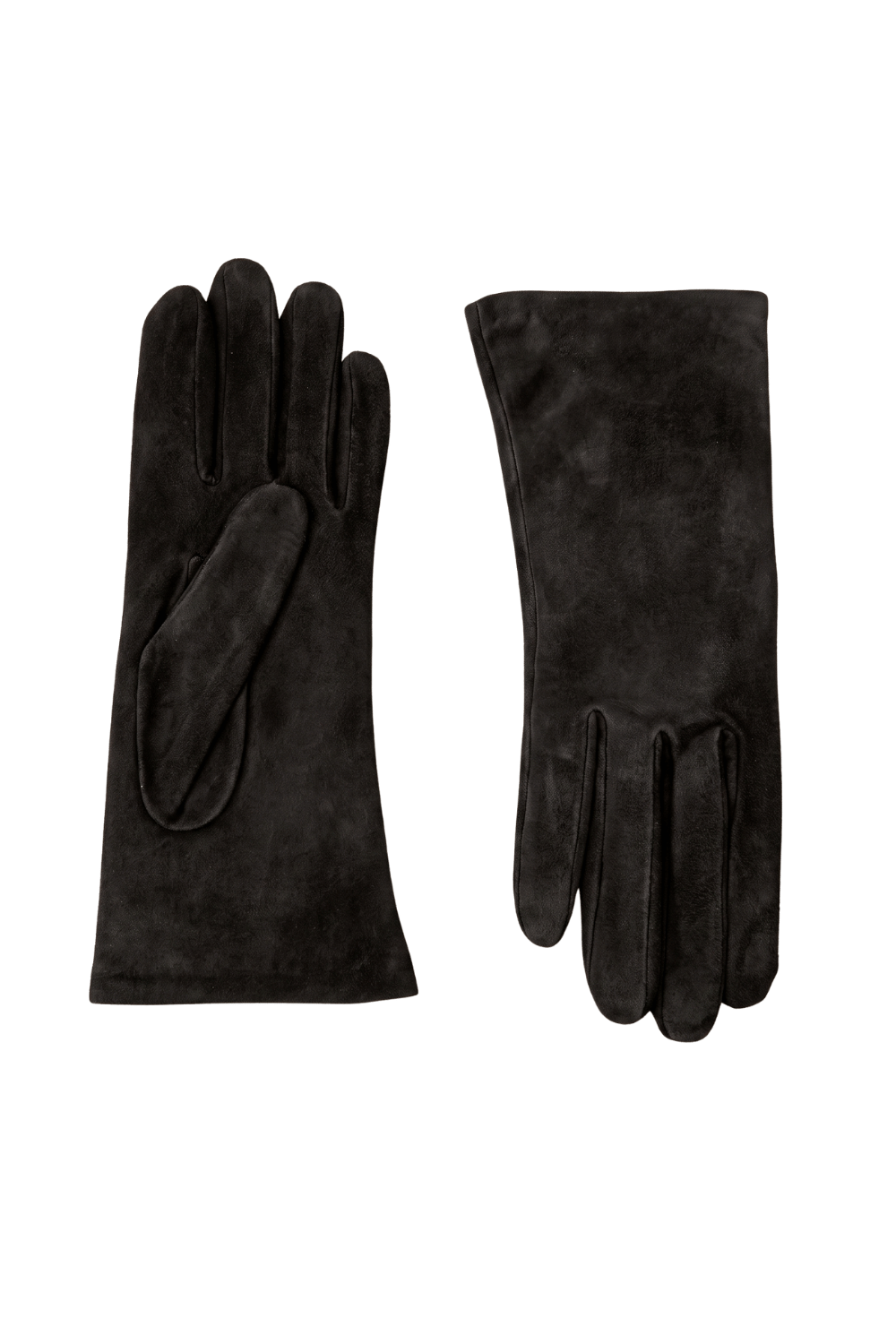 Inès Suede Women's Leather Gloves Lined with Cashmere
