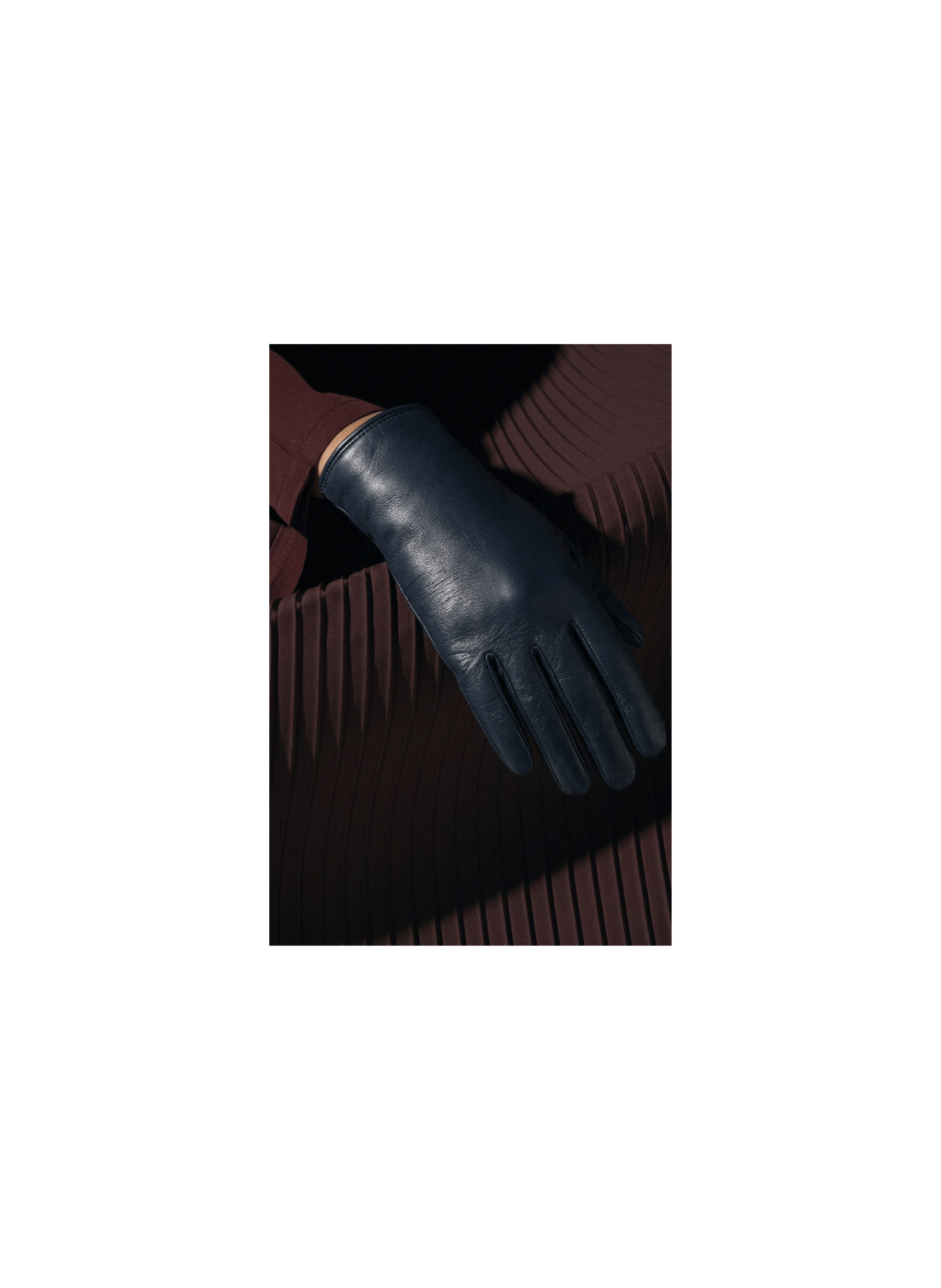 Agatha Women's Leather Gloves Lined with Alpaca