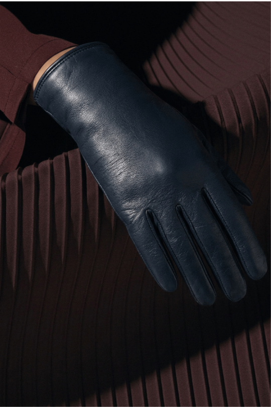 Agatha Women's Leather Gloves Lined with Alpaca