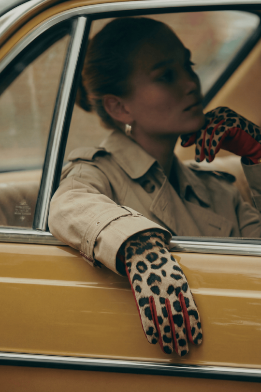 Gants Susan Femme Cuir Doublés Soie