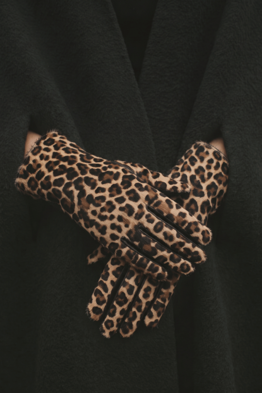 Gants Susan Femme Cuir Doublés Soie