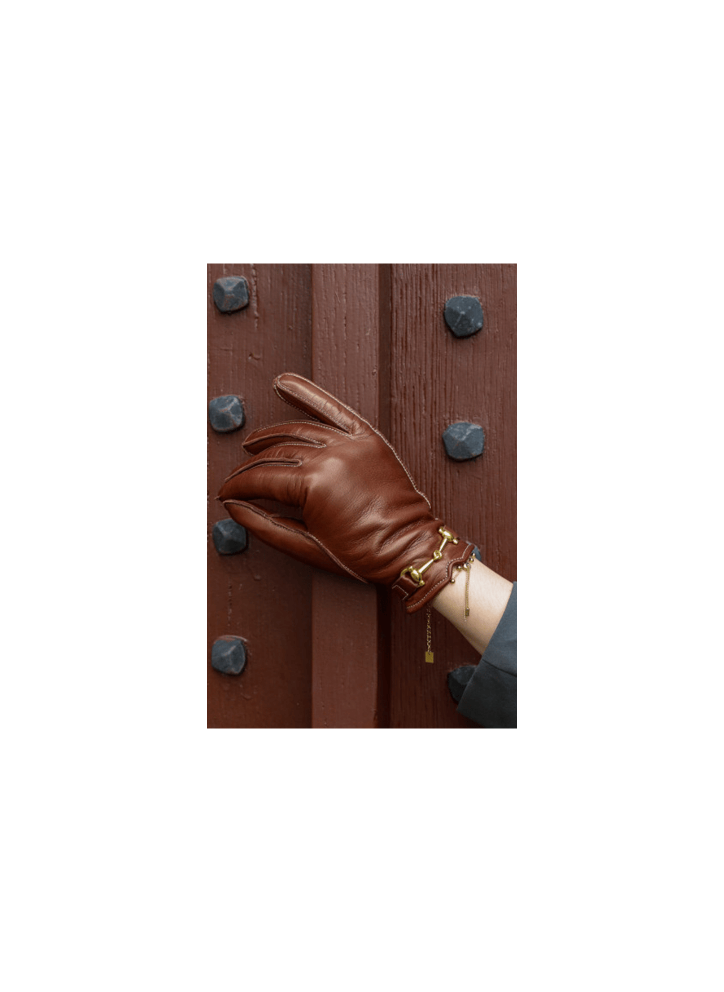 Gants Greco Femme Cuir Doublés Cachemire