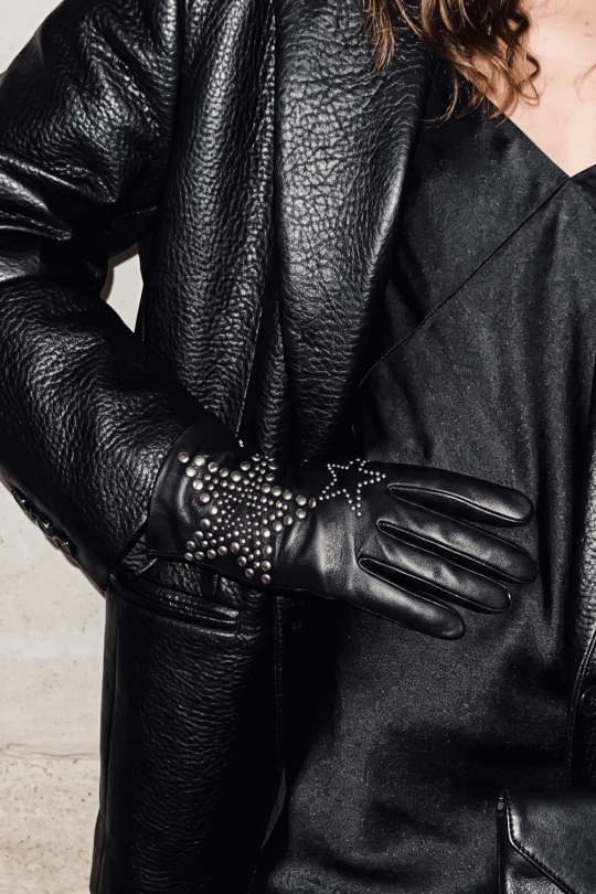 Gants Roxane Femme en cuir doublé soie