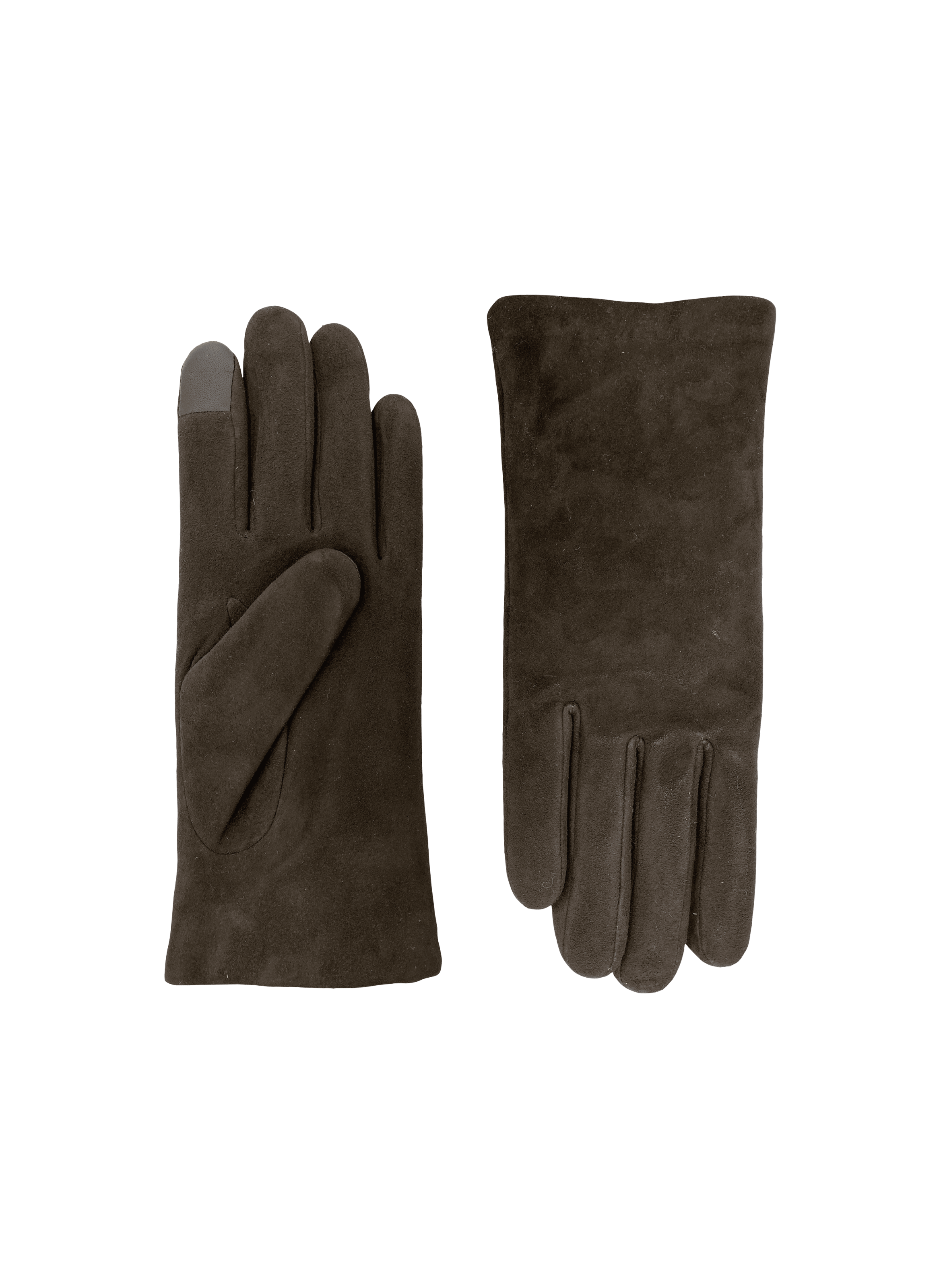 Gants Inès Sued Femme Cuir Doublés Cachemire