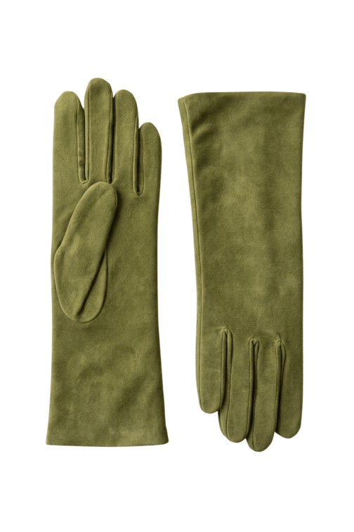 Gants Christina Sued Femme Cuir Doublés Soie