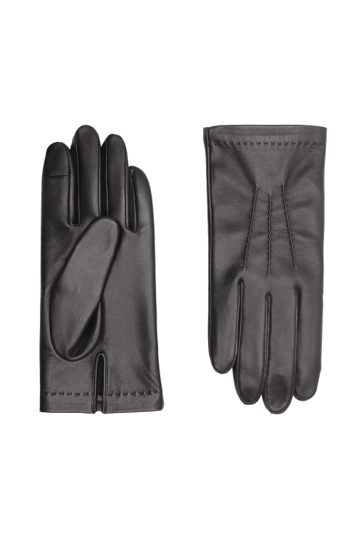 Gants Loic Homme en Cuir Doublés Alpaga