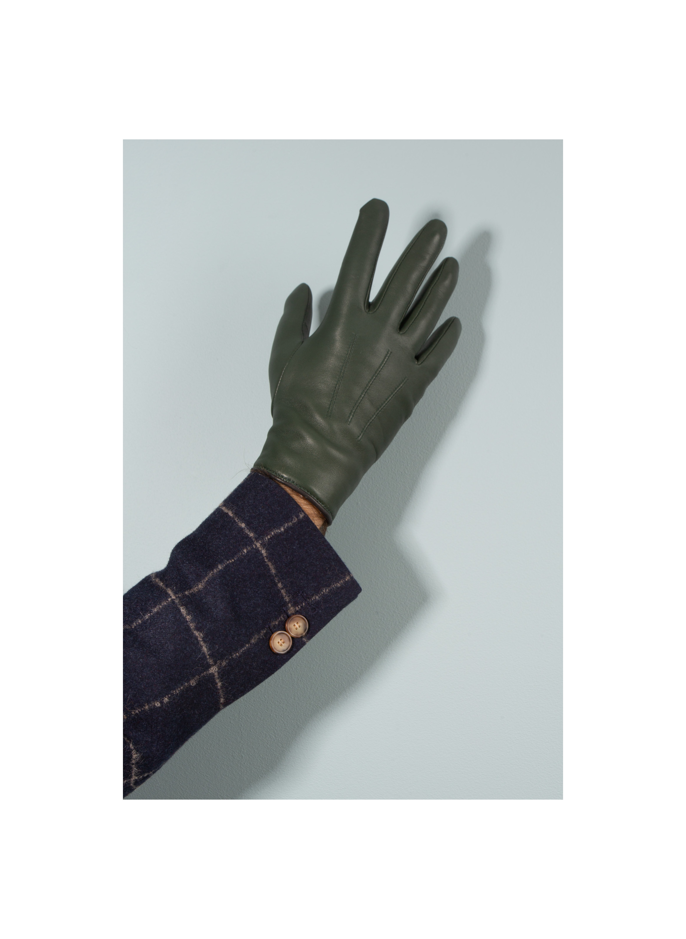 Gants Rick Homme Cuir Doublés Cachemire