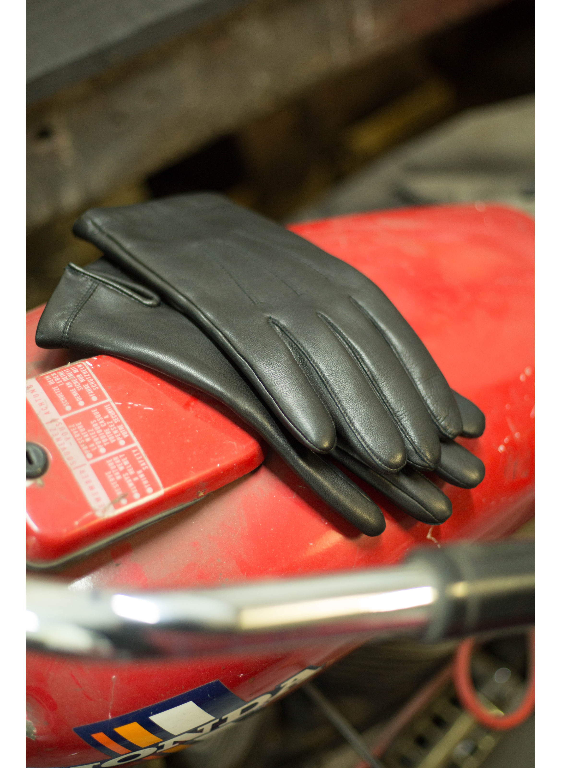 Gants Xavier Homme Cuir Doublés Polaire