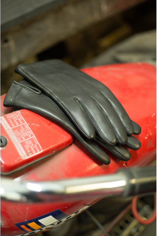 Gants Xavier Homme Cuir Doublés Polaire
