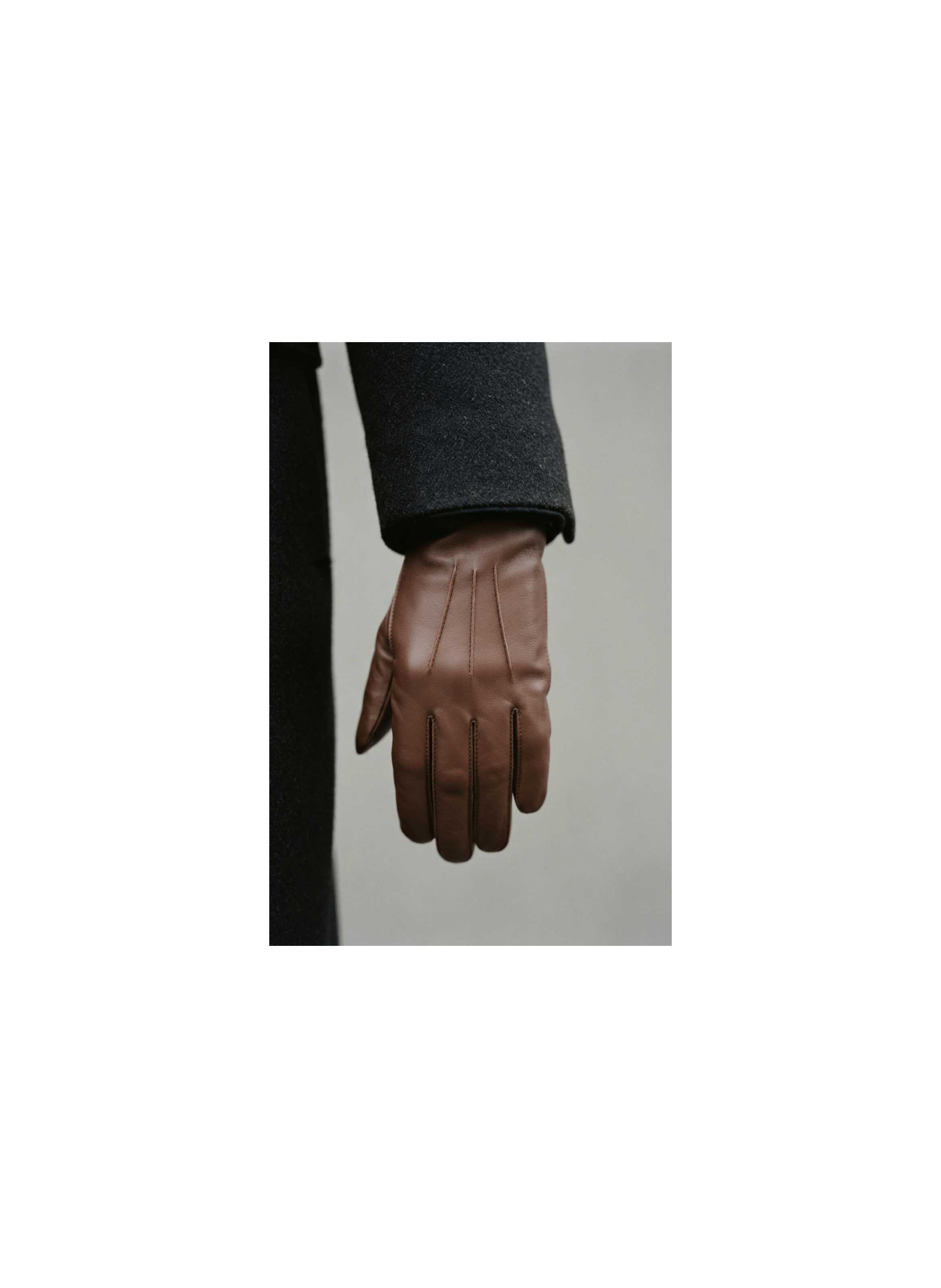 Gant Homme en Cuir Doublé Lapin Oscar | Gants Agnelle