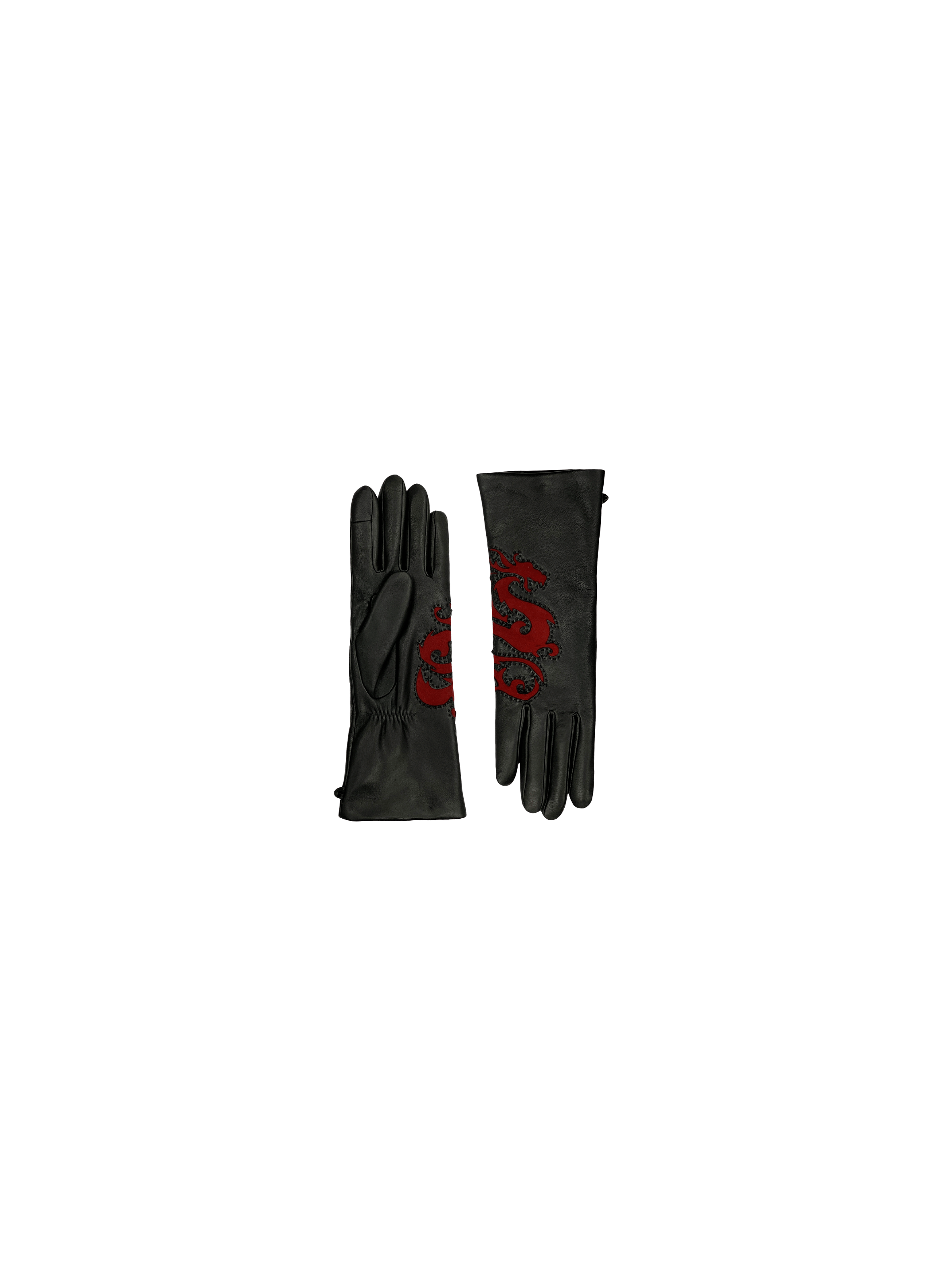 Gants Dragona Femme Cuir d’Agneau et Velours Doublés Alpaga | Agnelle