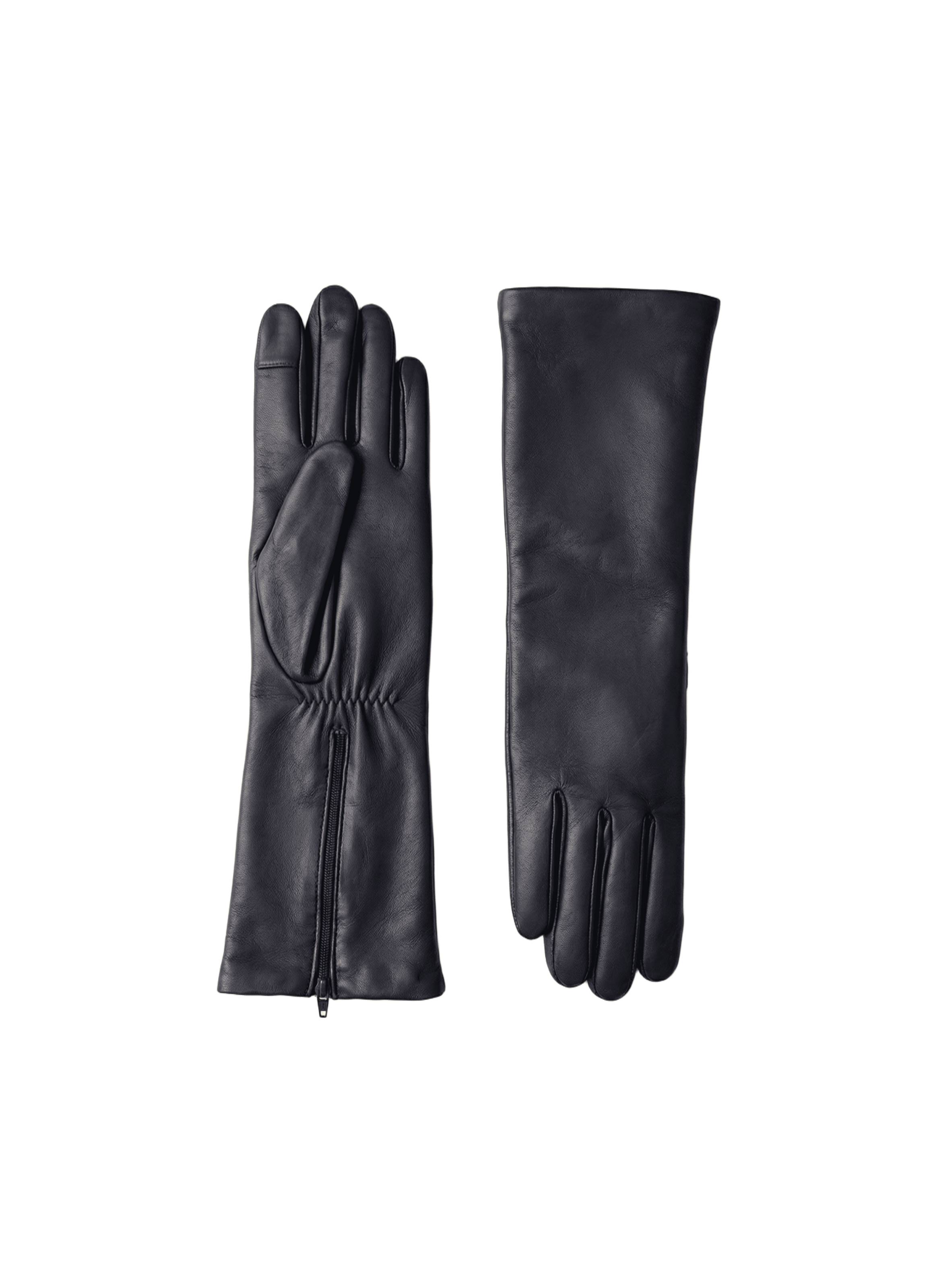 Gants Longs Edna Femme Cuir d’Agneau Doublés Cachemire | Agnelle