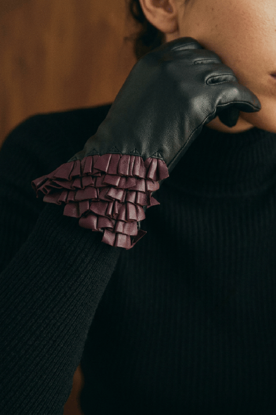 Gants Chihira Femme Cuir d’Agneau Doublés Soie | Agnelle