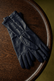 Gants Longs Edna Femme Cuir Doublés Cachemire | Agnelle