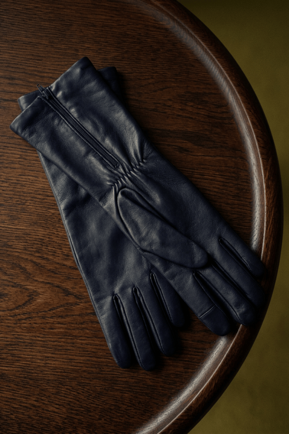 Gants Longs Edna Femme Cuir Doublés Cachemire | Agnelle