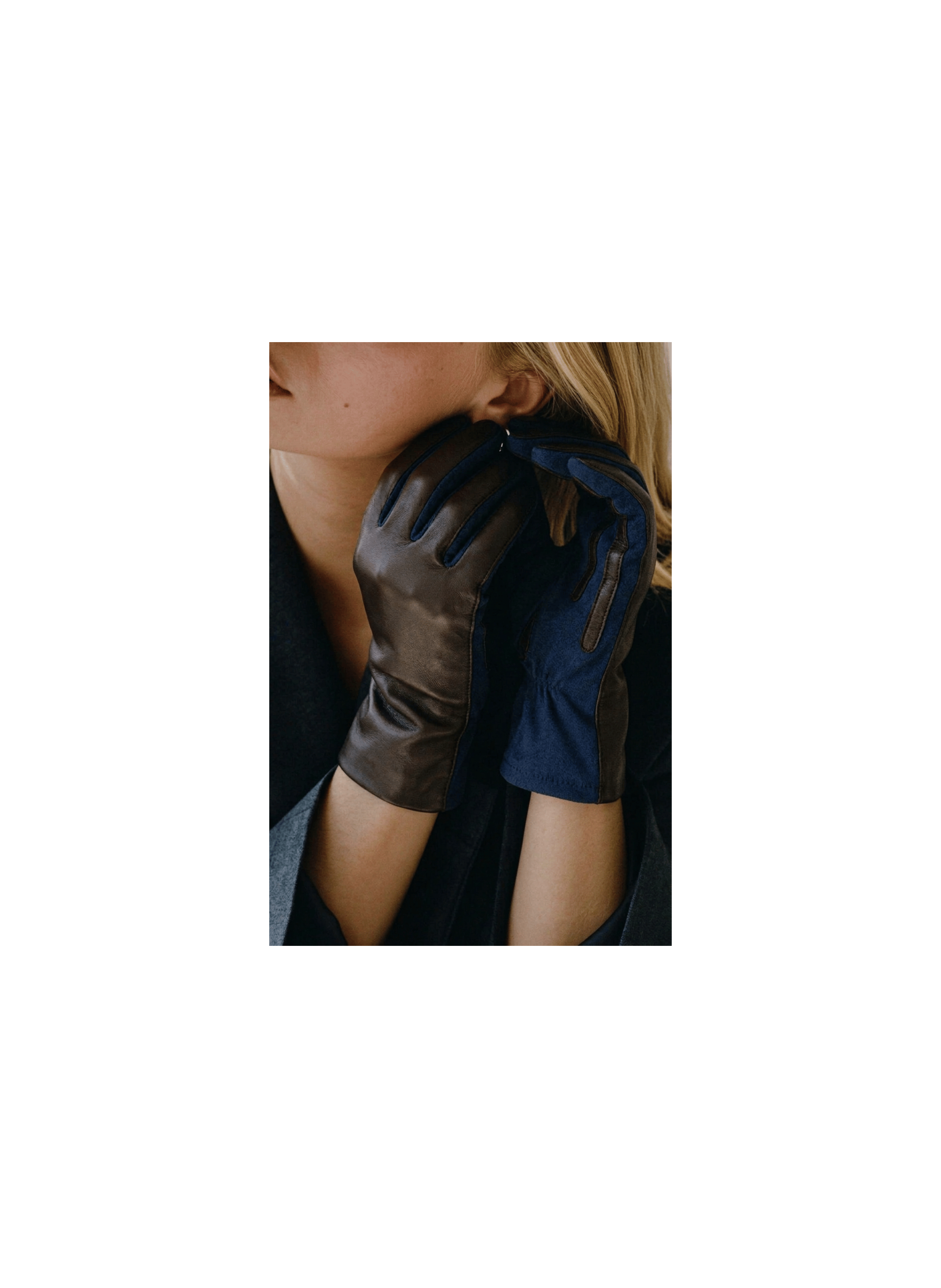 Gants Tonette Femme Cachemire et Cuir d’Agneau | Agnelle